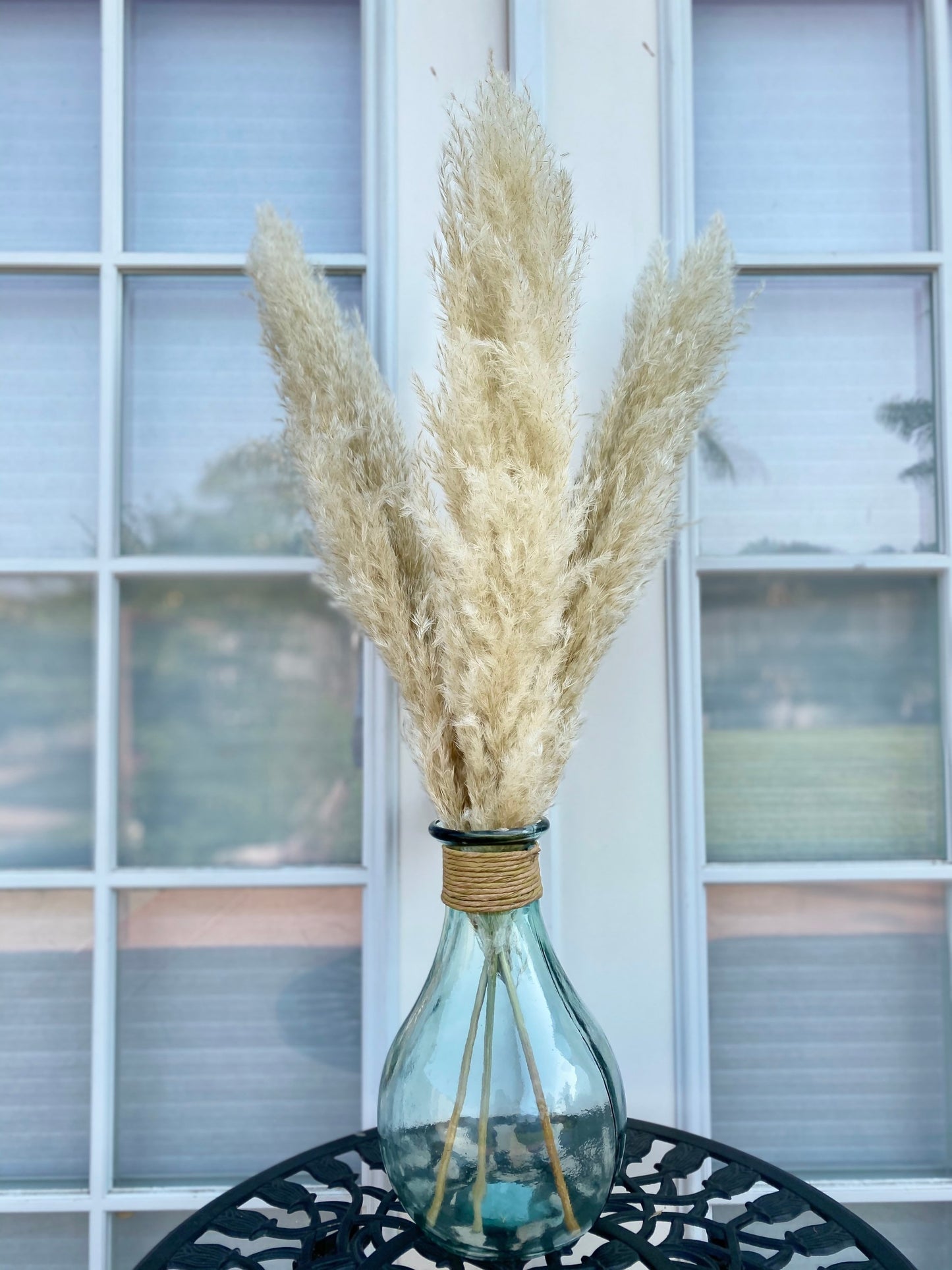 Real dried pampas grass wedding DIY center peace ceremony alley decoration flowers home decor