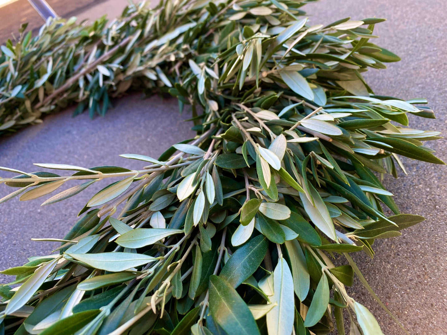 Fresh Real Olive Greenery Wreath for Front Door Decor farmhouse rustic wedding decor housewarming gift spring summer valentines day gift