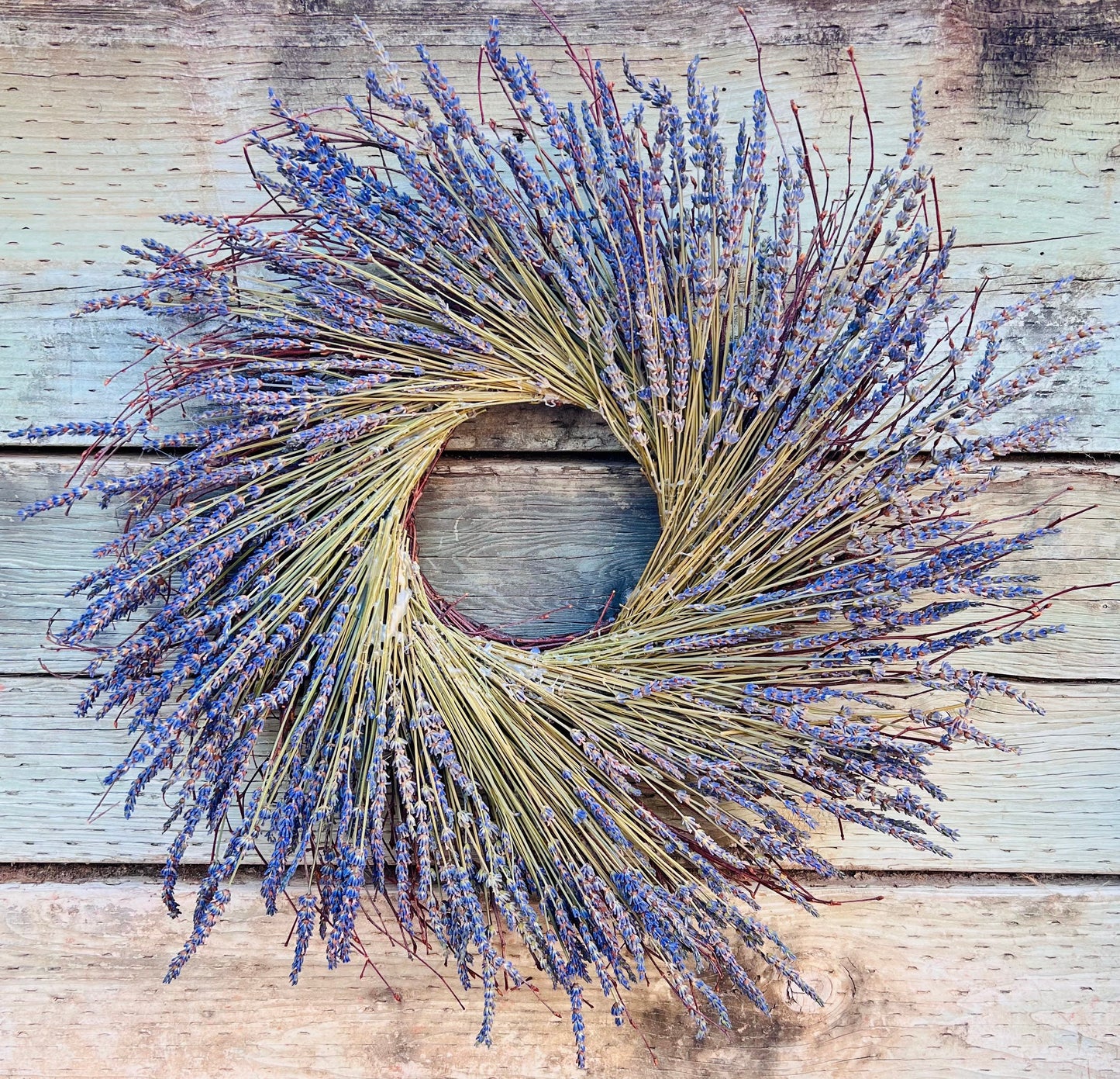 English Dried Lavender Aroma Wreath for Front Door long lasting farmhouse rustic birthday gift housewarming. Spring, easter Valentines day