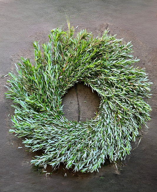 FRESH Rosemary Wreath Front Door Decoration Home Decor Aroma, Kitchen advent, Spring, Easter. Indoors, Wedding, Birthday Gift Valentines Day